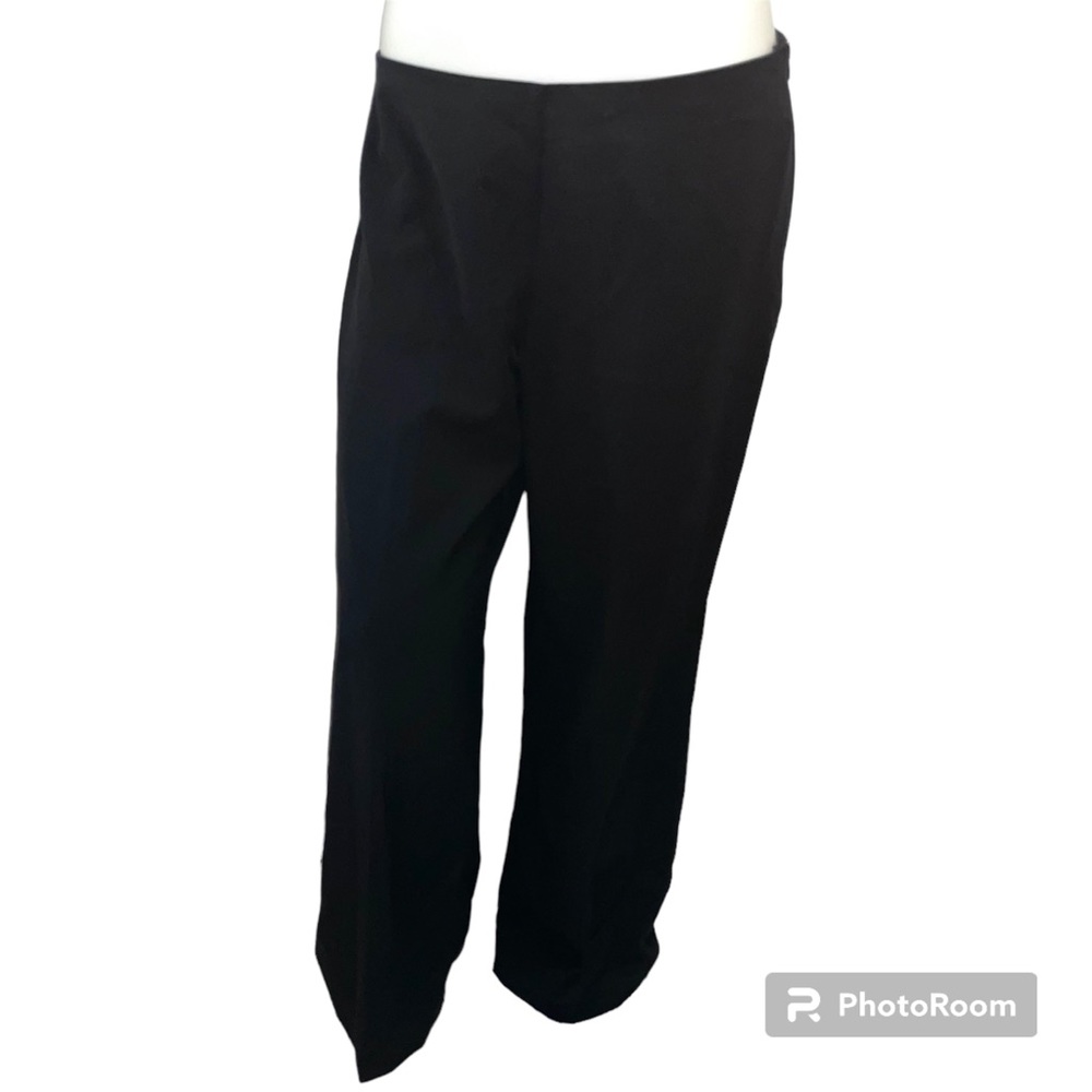 Marks & Spencer Black Wide Leg Dress Pants - Size UK 12 / US 8 / Medium